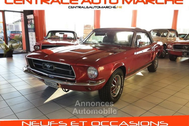 Ford Mustang CABRIOLET CODE A 1967 ROUGE V8 - <small></small> 51.900 € <small>TTC</small> - #1