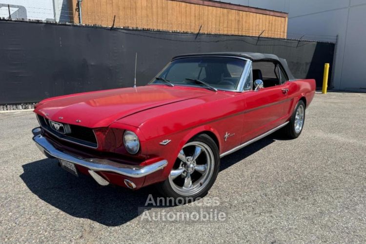 Ford Mustang CABRIOLET CODE C 289CI V8 ROUGE 1966 - <small></small> 49.900 € <small>TTC</small> - #1