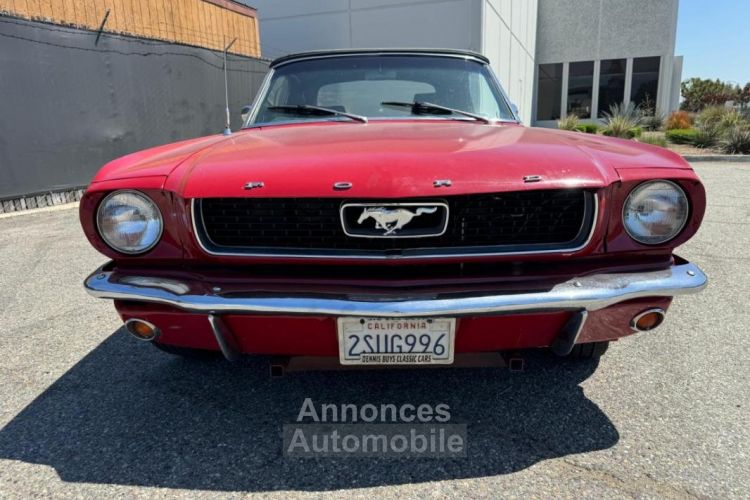 Ford Mustang CABRIOLET CODE C 289CI V8 ROUGE 1966 - <small></small> 49.900 € <small>TTC</small> - #9