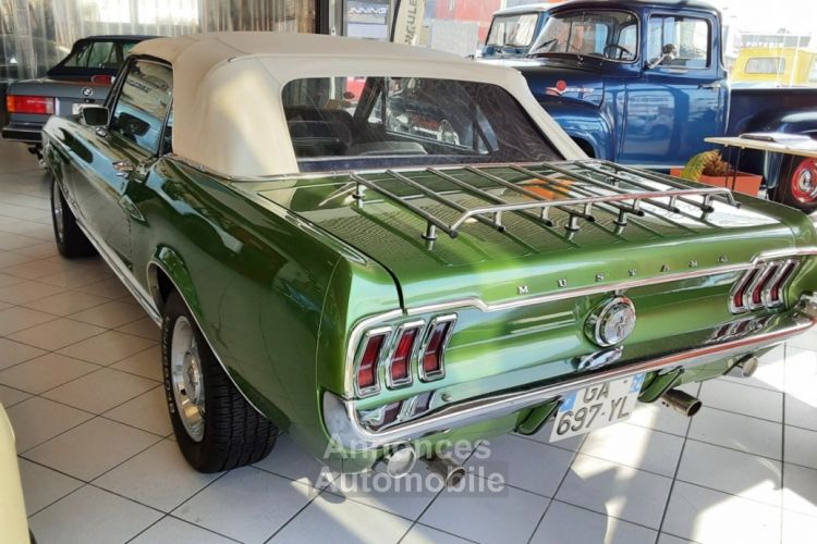 Ford Mustang CABRIOLET VERT 289CI V8 1967 CODE A - <small></small> 51.500 € <small>TTC</small> - #5