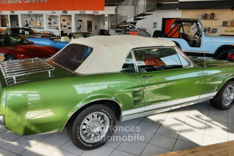 Ford Mustang CABRIOLET VERT 289CI V8 1967 CODE A - <small></small> 51.500 € <small>TTC</small> - #7