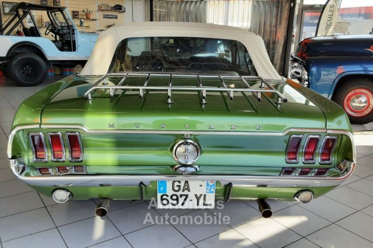 Ford Mustang CABRIOLET VERT 289CI V8 1967 CODE A - <small></small> 51.500 € <small>TTC</small> - #8