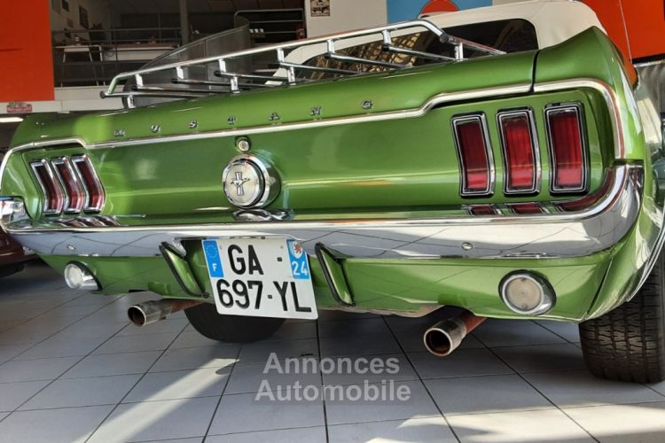 Ford Mustang CABRIOLET VERT 289CI V8 1967 CODE A - <small></small> 51.500 € <small>TTC</small> - #18