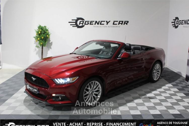 Ford Mustang Convertible 2.3 EcoBoost - 317 - BVA  CONVERTIBLE 2015 CABRIOLET EcoBoost PHASE 1 - <small></small> 32.490 € <small>TTC</small> - #1