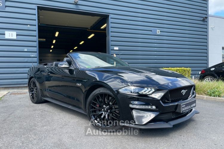 Ford Mustang convertible gt 450ch bva10 cabriolet full black 1e main malus inclus en stock - <small></small> 53.990 € <small>TTC</small> - #1
