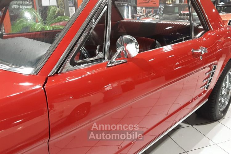 Ford Mustang COUPE 289 CI V8 ROUGE 1966 BOITE AUTO - <small></small> 39.900 € <small>TTC</small> - #14