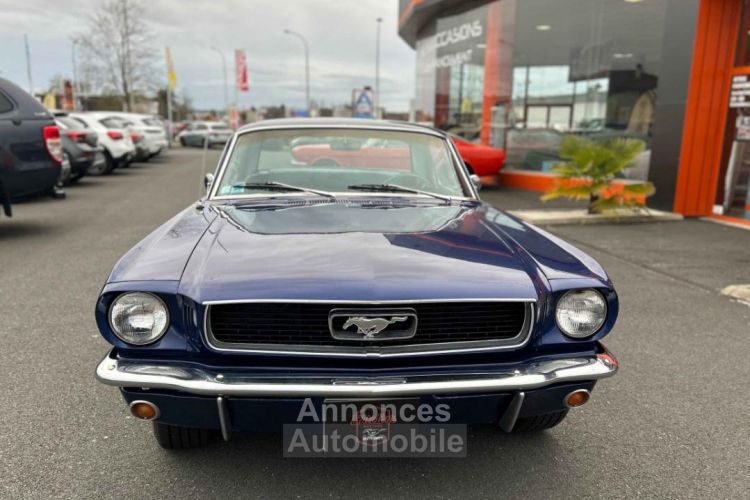 Ford Mustang COUPE 289CI V8 1966 BLEU - <small></small> 34.900 € <small>TTC</small> - #4