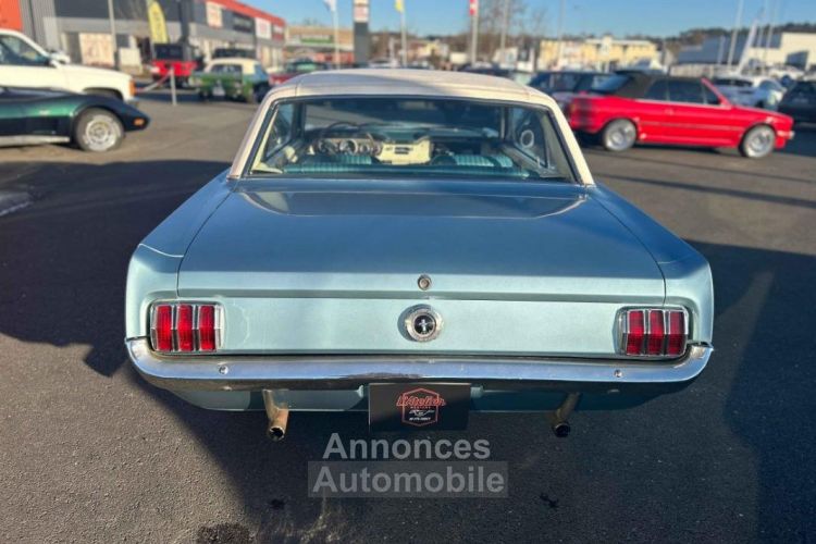 Ford Mustang COUPE BLEUE TOIT VINYLE BLANC 1965 - <small></small> 39.900 € <small>TTC</small> - #11