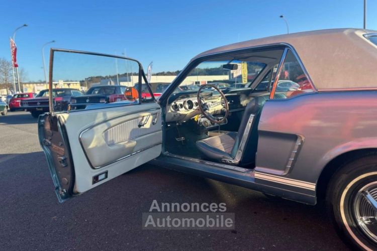 Ford Mustang COUPE BLEUE TOIT VINYLE BLANC 1965 - <small></small> 39.900 € <small>TTC</small> - #16