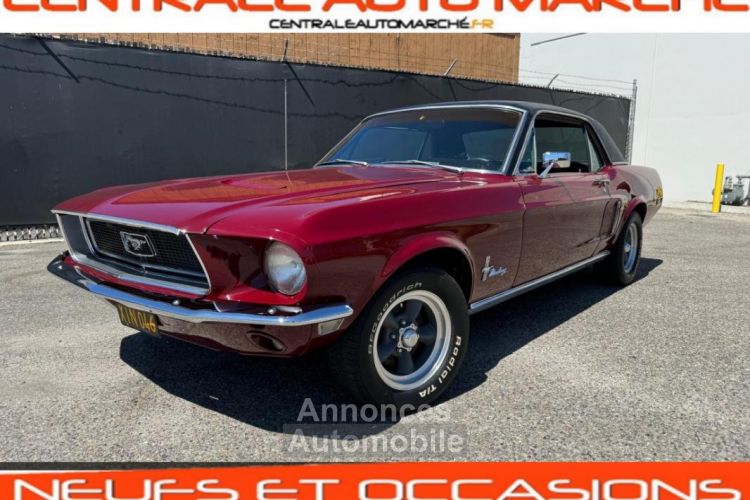 Ford Mustang COUPE TOIT VINYLE ROUGE 1968 CODE C - <small></small> 38.900 € <small>TTC</small> - #1