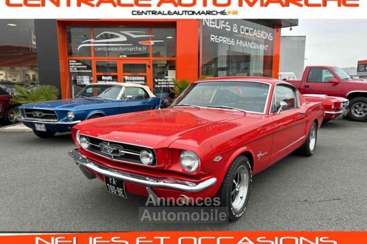 Ford Mustang FASTBACK 289 CI V8 ROUGE 1965 BOITE MECA - <small></small> 64.900 € <small>TTC</small> - #1