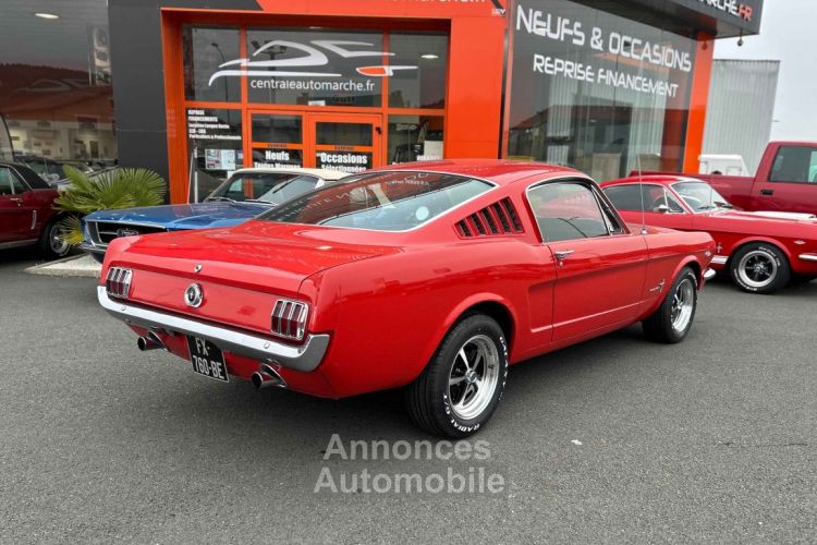 Ford Mustang FASTBACK 289 CI V8 ROUGE 1965 BOITE MECA - <small></small> 64.900 € <small>TTC</small> - #2