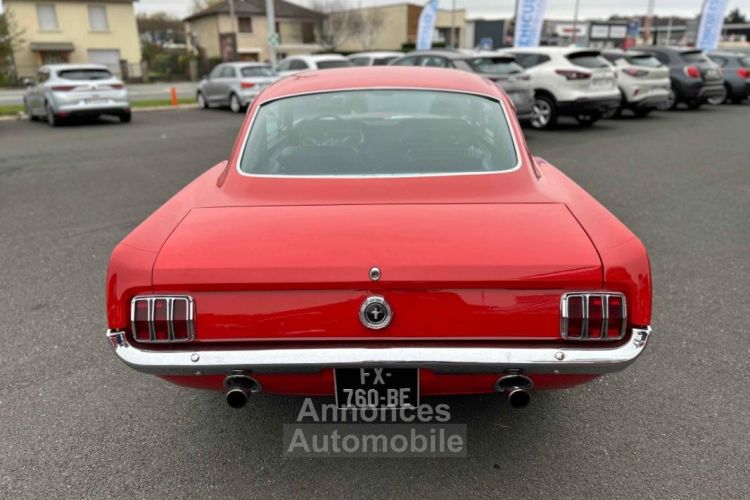 Ford Mustang FASTBACK 289 CI V8 ROUGE 1965 BOITE MECA - <small></small> 64.900 € <small>TTC</small> - #8