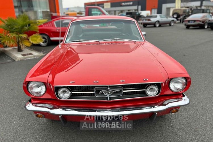 Ford Mustang FASTBACK 289 CI V8 ROUGE 1965 BOITE MECA - <small></small> 64.900 € <small>TTC</small> - #23