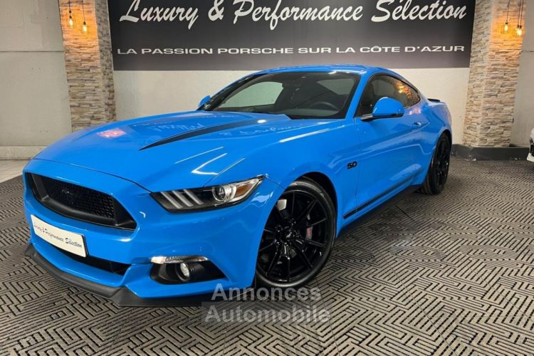 Ford Mustang FASTBACK GT 5.0 V8 421ch BLEU EDITION LIMITEE- 29000km - PAS DE MALUS - ETAT EXCEPTIONNEL - <small></small> 48.990 € <small>TTC</small> - #1