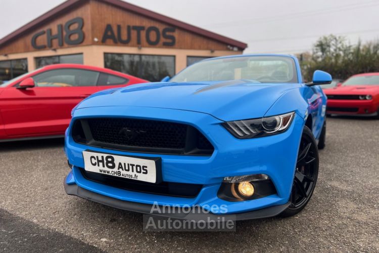 Ford Mustang V8 5.0 GT CABRIOLET 1ERE MAIN GRABBER BLUE PACK PREMIUM 8680 KMS * DISPONIBLE ET VISIBLE SUR NOTRE PARC* 48900eur - <small></small> 48.900 € <small>TTC</small> - #3