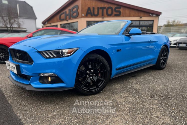 Ford Mustang V8 5.0 GT CABRIOLET 1ERE MAIN GRABBER BLUE PACK PREMIUM 8680 KMS * DISPONIBLE ET VISIBLE SUR NOTRE PARC* 48900eur - <small></small> 48.900 € <small>TTC</small> - #7