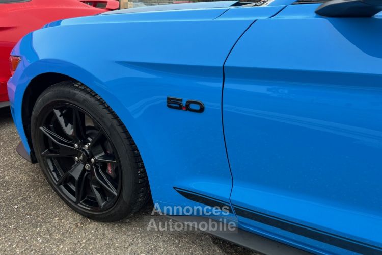 Ford Mustang V8 5.0 GT CABRIOLET 1ERE MAIN GRABBER BLUE PACK PREMIUM 8680 KMS * DISPONIBLE ET VISIBLE SUR NOTRE PARC* 48900eur - <small></small> 48.900 € <small>TTC</small> - #32