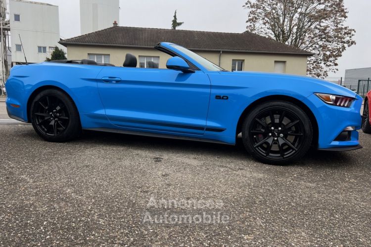 Ford Mustang V8 5.0 GT CABRIOLET 1ERE MAIN GRABBER BLUE PACK PREMIUM 8680 KMS * DISPONIBLE ET VISIBLE SUR NOTRE PARC* 48900eur - <small></small> 48.900 € <small>TTC</small> - #35