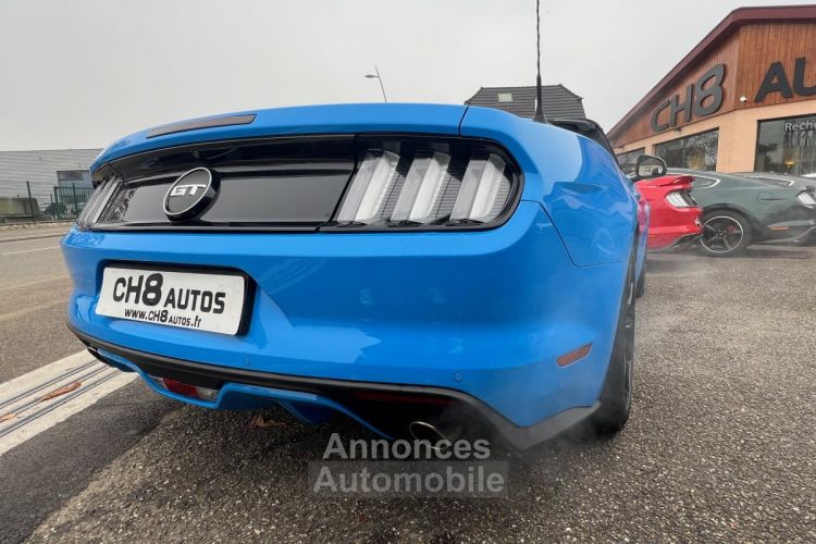 Ford Mustang V8 5.0 GT CABRIOLET 1ERE MAIN GRABBER BLUE PACK PREMIUM 8680 KMS * DISPONIBLE ET VISIBLE SUR NOTRE PARC* 48900eur - <small></small> 48.900 € <small>TTC</small> - #36