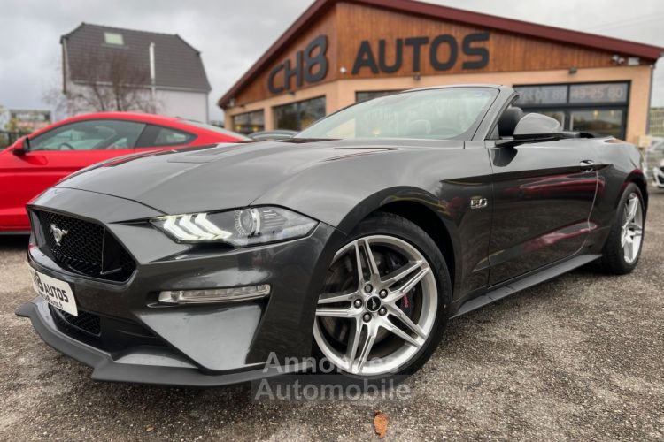 Ford Mustang v8 5.0 gt cabriolet boite automatique 1ere main *visible et disponible sur notre parc* suspension magneride systeme audio bang&olufsen 17260 kms 5 - <small></small> 54.900 € <small>TTC</small> - #4