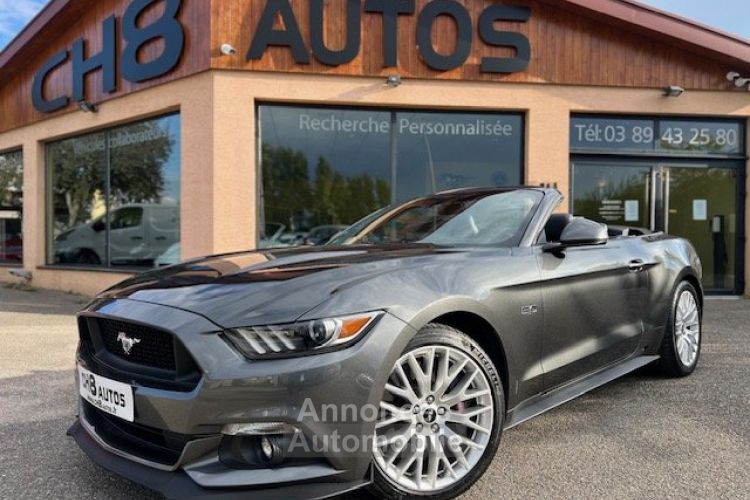 Ford Mustang V8 5.0 GT Cabriolet Boîte Automatique Navigation Sync 3 pack premium *dispo et visible sur notre parc * 39900€ - <small></small> 39.900 € <small>TTC</small> - #1