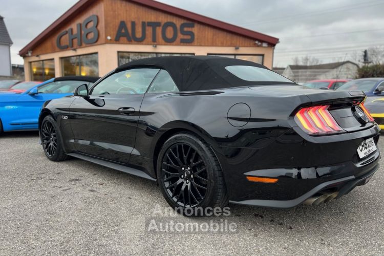 Ford Mustang v8 5.0 gt cabriolet phase 2 450ch boite auto systeme audio b&o *dispo et visible sur notre parc* 50900 €ur - <small></small> 50.900 € <small>TTC</small> - #27