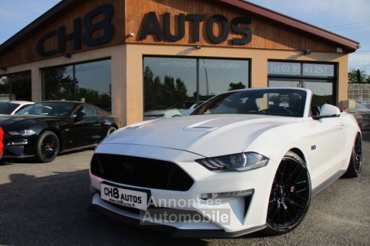 Ford Mustang V8 5.0 GT Cabriolet phase 2 Pack Premium Boîte Mécanique Jantes noir 46900€ - <small></small> 45.500 € <small>TTC</small> - #2