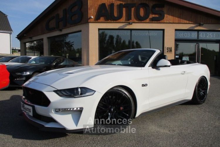 Ford Mustang V8 5.0 GT Cabriolet phase 2 Pack Premium Boîte Mécanique Jantes noir 46900€ - <small></small> 45.500 € <small>TTC</small> - #3