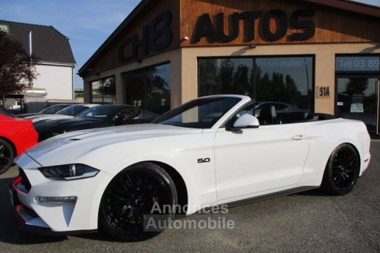 Ford Mustang V8 5.0 GT Cabriolet phase 2 Pack Premium Boîte Mécanique Jantes noir 46900€ - <small></small> 45.500 € <small>TTC</small> - #4