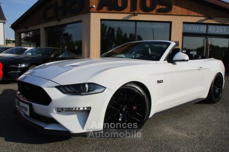 Ford Mustang V8 5.0 GT Cabriolet phase 2 Pack Premium Boîte Mécanique Jantes noir 46900€ - <small></small> 45.500 € <small>TTC</small> - #12