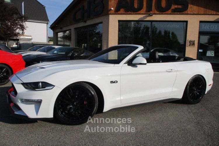 Ford Mustang V8 5.0 GT Cabriolet phase 2 Pack Premium Boîte Mécanique Jantes noir 46900€ - <small></small> 45.500 € <small>TTC</small> - #13