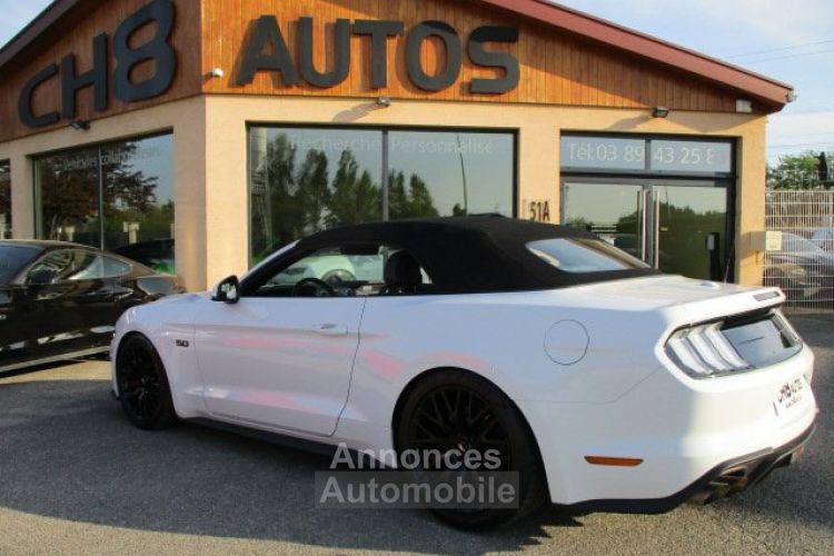 Ford Mustang V8 5.0 GT Cabriolet phase 2 Pack Premium Boîte Mécanique Jantes noir 46900€ - <small></small> 45.500 € <small>TTC</small> - #28