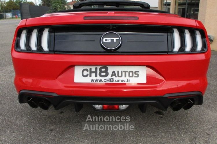 Ford Mustang v8 5.0 gt cabriolet phase 2 rouge 11600kms pack premium *dispo sur notre parc* 51900€ - <small></small> 51.900 € <small>TTC</small> - #7