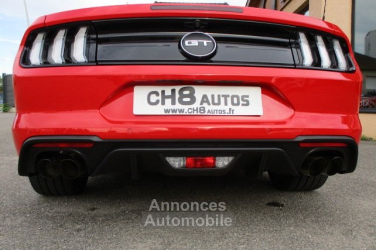 Ford Mustang v8 5.0 gt cabriolet phase 2 rouge 11600kms pack premium *dispo sur notre parc* 51900€ - <small></small> 51.900 € <small>TTC</small> - #11