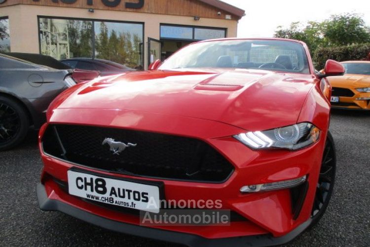 Ford Mustang v8 5.0 gt cabriolet phase 2 rouge 11600kms pack premium *dispo sur notre parc* 51900€ - <small></small> 51.900 € <small>TTC</small> - #19