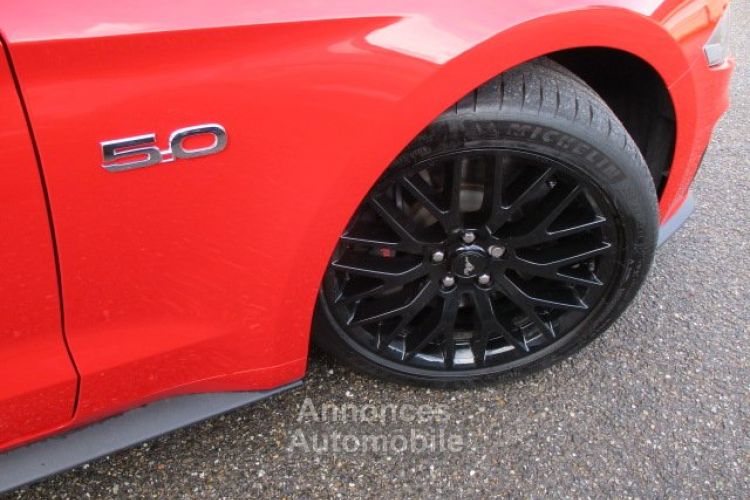 Ford Mustang v8 5.0 gt cabriolet phase 2 rouge 11600kms pack premium *dispo sur notre parc* 51900€ - <small></small> 51.900 € <small>TTC</small> - #26