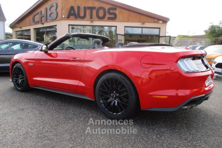 Ford Mustang v8 5.0 gt cabriolet phase 2 rouge 11600kms pack premium *dispo sur notre parc* 51900€ - <small></small> 51.900 € <small>TTC</small> - #28