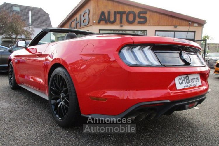 Ford Mustang v8 5.0 gt cabriolet phase 2 rouge 11600kms pack premium *dispo sur notre parc* 51900€ - <small></small> 51.900 € <small>TTC</small> - #29