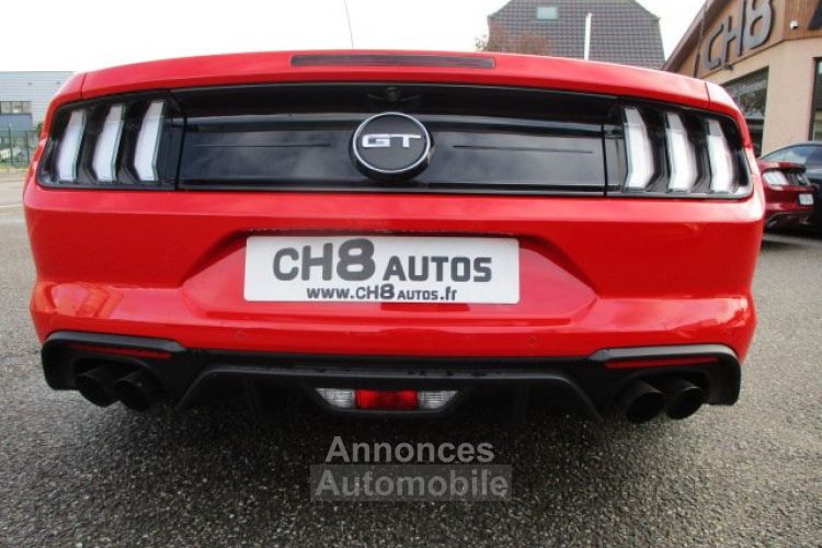 Ford Mustang v8 5.0 gt cabriolet phase 2 rouge 11600kms pack premium *dispo sur notre parc* 51900€ - <small></small> 51.900 € <small>TTC</small> - #30