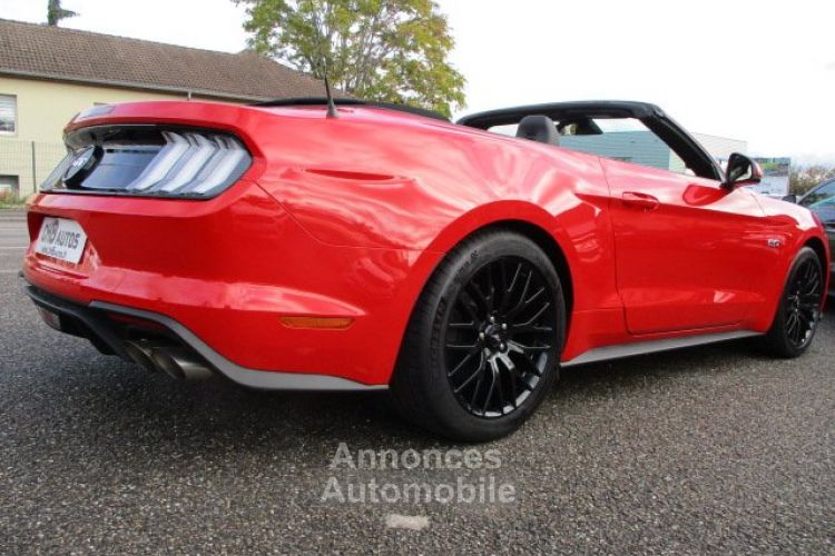 Ford Mustang v8 5.0 gt cabriolet phase 2 rouge 11600kms pack premium *dispo sur notre parc* 51900€ - <small></small> 51.900 € <small>TTC</small> - #33