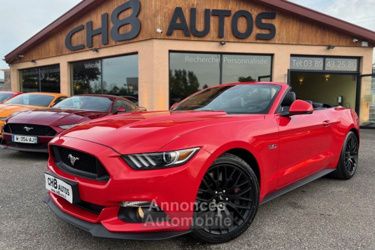 Ford Mustang V8 5.0 GT Cabriolet *dispo et visible sur notre parc* boite auto pack premium 44900 € - <small></small> 44.900 € <small>TTC</small> - #1