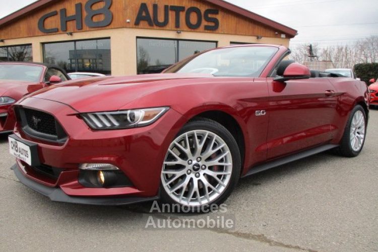 Ford Mustang V8 5.0 GT cabriolet *dispo et visible sur notre parc* boite méca pack premium 41900 € - <small></small> 41.900 € <small>TTC</small> - #8