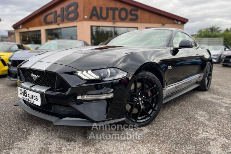 Ford Mustang V8 5.0 GT FASTBACK PHASE 2 450 CH *DISPO ET VISIBLE SUR NOTRE PARC* NOIR JANTES NOIR PACK PREMIUM SUSPENSION MAGNERIDE 38280KMS 48900€ - <small></small> 48.900 € <small>TTC</small> - #7