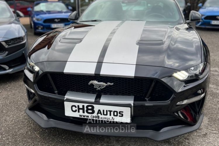 Ford Mustang V8 5.0 GT FASTBACK PHASE 2 450 CH *DISPO ET VISIBLE SUR NOTRE PARC* NOIR JANTES NOIR PACK PREMIUM SUSPENSION MAGNERIDE 38280KMS 48900€ - <small></small> 48.900 € <small>TTC</small> - #8