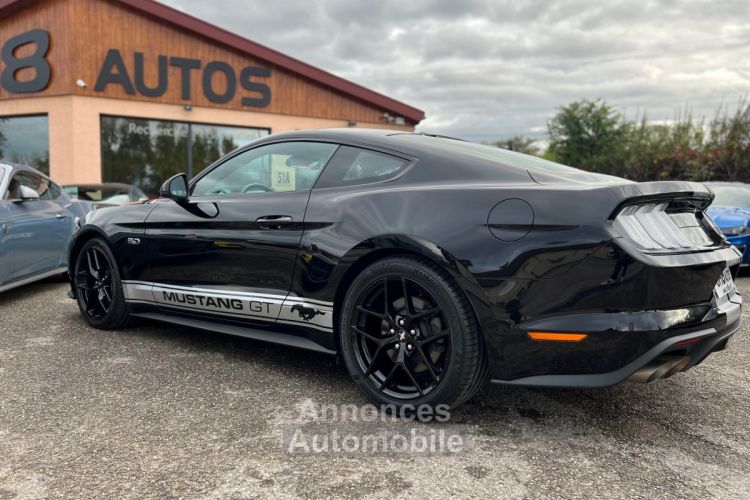 Ford Mustang V8 5.0 GT FASTBACK PHASE 2 450 CH *DISPO ET VISIBLE SUR NOTRE PARC* NOIR JANTES NOIR PACK PREMIUM SUSPENSION MAGNERIDE 38280KMS 48900€ - <small></small> 48.900 € <small>TTC</small> - #14