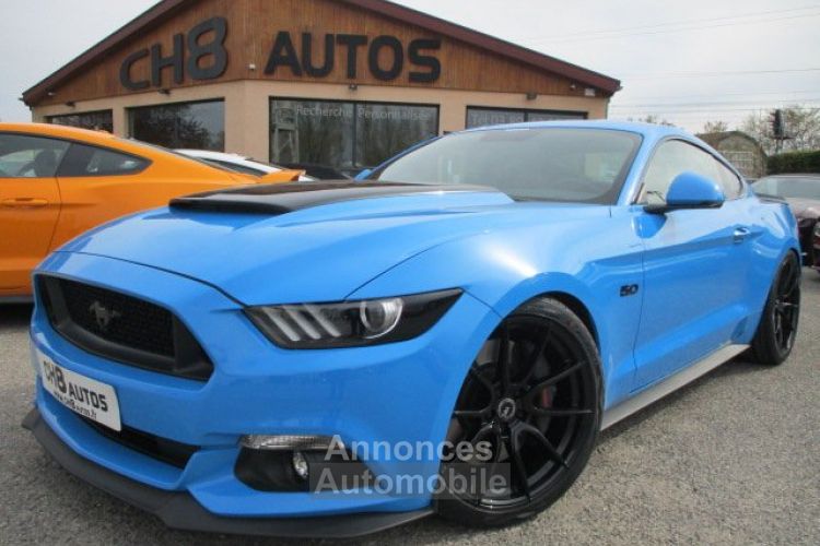 Ford Mustang V8 5.0 GT FASTBACK TRES BELLE COULEUR GRABBER BLUE 47900 € - <small></small> 47.900 € <small>TTC</small> - #1