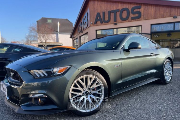 Ford Mustang V8 5.0 GT FASTBACK *DISPO ET VISIBLE SUR NOTRE PARC* BOITE AUTO COUPE PACK PREMIUM MAMBA GREEN 41900 € - <small></small> 41.900 € <small>TTC</small> - #5