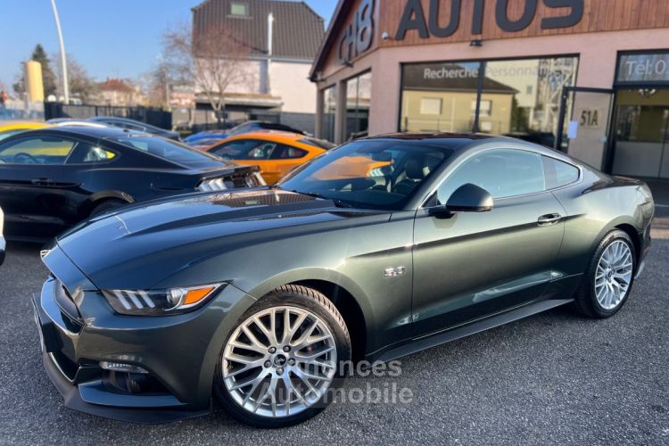 Ford Mustang V8 5.0 GT FASTBACK *DISPO ET VISIBLE SUR NOTRE PARC* BOITE AUTO COUPE PACK PREMIUM MAMBA GREEN 41900 € - <small></small> 41.900 € <small>TTC</small> - #8