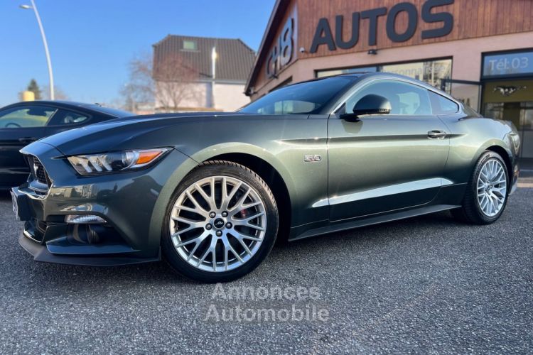 Ford Mustang V8 5.0 GT FASTBACK *DISPO ET VISIBLE SUR NOTRE PARC* BOITE AUTO COUPE PACK PREMIUM MAMBA GREEN 41900 € - <small></small> 41.900 € <small>TTC</small> - #7